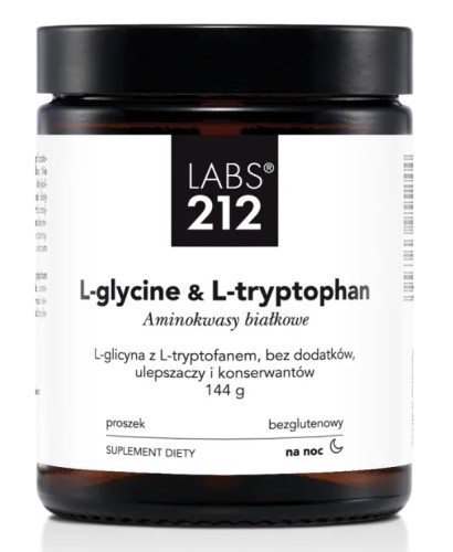 Przejdź do produktu LABS212 L-glicyna z tryptofanem w proszku (144 g)