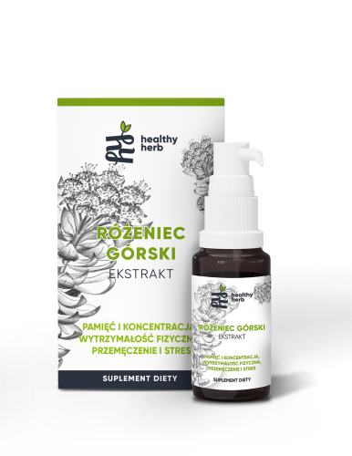 Przejdź do produktu Różeniec Górski ekstrakt - Rhodiola Rosea, Adaptogeny