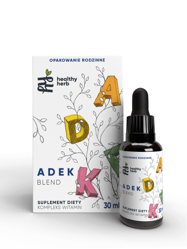 Przejdź do produktu Witaminy ADEK Blend w kroplach 30 ml