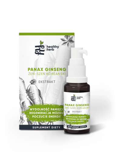 Przejdź do produktu ŻEŃ-SZEŃ KOREAŃSKI ekstrakt - Panax Ginseng, adaptogeny