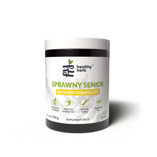 Przejdź do produktu Sprawny Senior - Siarka organiczna MSM z Glukozaminą