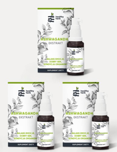 Przejdź do produktu Adaptogen - Ashwagandha ekstrakt x3