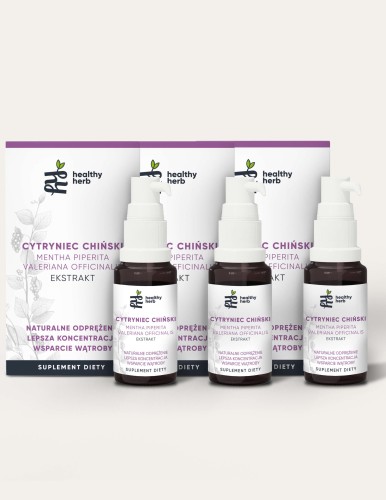 Przejdź do produktu Cytryniec Chiński - Adaptogeny na stres i wsparcie wątroby zestaw 3 szt.