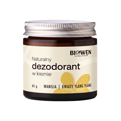 Przejdź do produktu Naturalny dezodorant konopny w kremie z CBD o zapachu wanilii i kwiatów Ylang Ylang HempKing