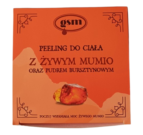 Przejdź do produktu GSM MUMIO Peeling do ciała z żywym Mumio i pyłem bursztynowym (200 ml)