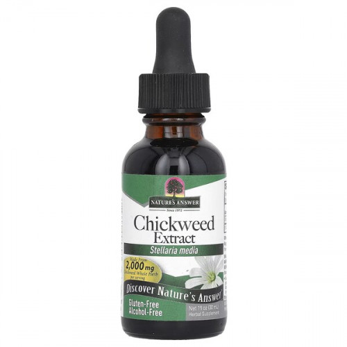 Przejdź do produktu NATURE'S ANSWER Chickweed - ekstrakt z gwiazdnicy pospolitej (30 ml)