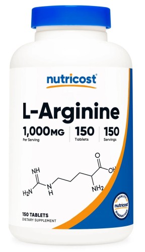 Przejdź do produktu NUTRICOST L-Arginine 1000 mg - L-arginina (150 tabl.)