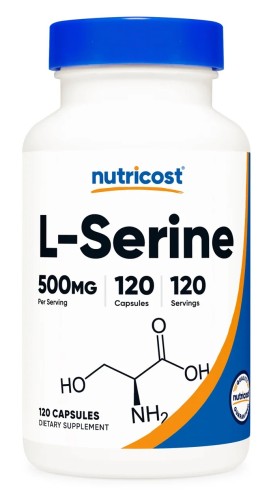 Przejdź do produktu NUTRICOST L-Serine 500 mg - L-Seryna (120 kaps.)