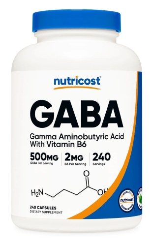 Przejdź do produktu NUTRICOST GABA 500 mg + B6 2 mg (240 kaps.)