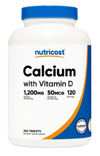 Przejdź do produktu NUTRICOST Calcium with Vitamin D3 - Wapń + Witamina D3 (240 tabl.)