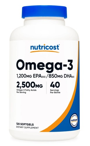 Przejdź do produktu NUTRICOST Omega-3 2500 mg (120 miękkich kaps.)