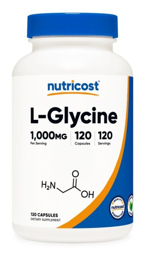 Przejdź do produktu NUTRICOST L-Glycine 1000 mg - L-glicyna (120 kaps.)