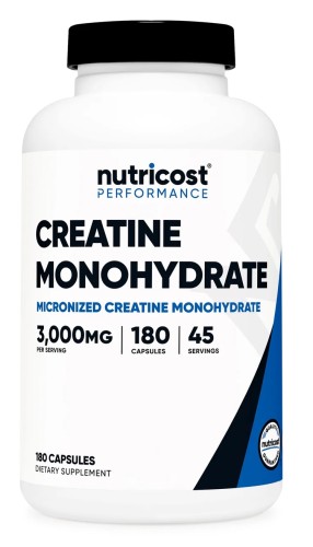 Przejdź do produktu NUTRICOST Creatine Monohydrate - Monohydrat kreatyny (180 kaps.)