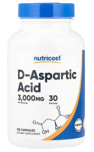 Przejdź do produktu NUTRICOST D-Aspartic Acid - Kwas D-asparaginowy DAA (120 kaps.)