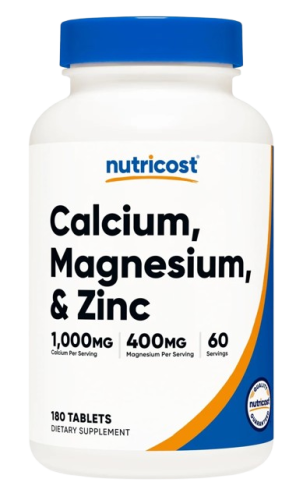 Przejdź do produktu NUTRICOST Calcium, Magnesium & Zinc - Wapń, magnez i cynk (180 tabl.)