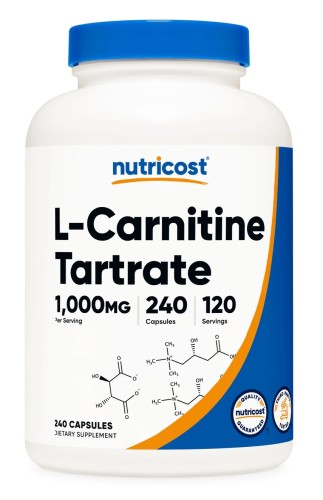 Przejdź do produktu NUTRICOST L-Carnitine Tartrate 500 mg - Winian L-karnityny (240 kaps.)