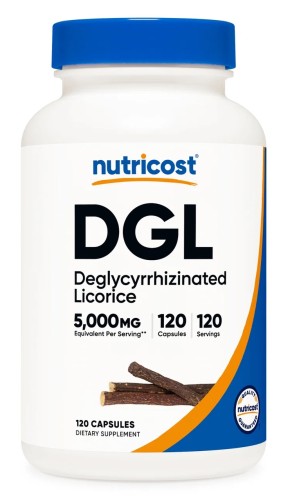 Przejdź do produktu NUTRICOST DGL - Deglicyryzowany ekstrakt z lukrecji (120 kaps.)