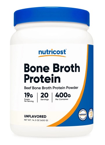 Przejdź do produktu NUTRICOST Beef Bone Broth Protein - Białko z bulionu z kości wołowych (400 g)