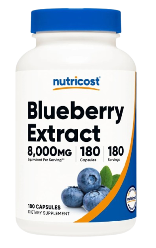 Przejdź do produktu NUTRICOST Blueberry Extract 50:1 - Ekstrakt z borówki (180 kaps.)