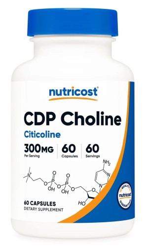 Przejdź do produktu NUTRICOST CDP Choline - Citikoline 300 mg - CDP Cholina - Cytykolina (60 kaps.)