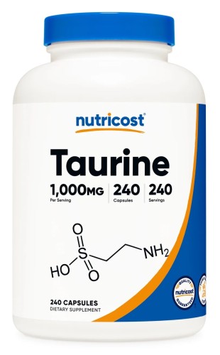 Przejdź do produktu NUTRICOST Taurine 1000 mg - Tauryna (240 kaps.)