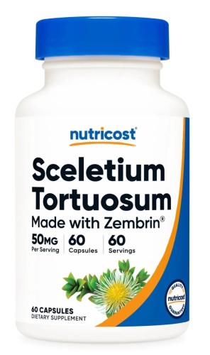 Przejdź do produktu NUTRICOST Sceletium Tortuosum 50 mg - Made with Zembrin (60 kaps.)