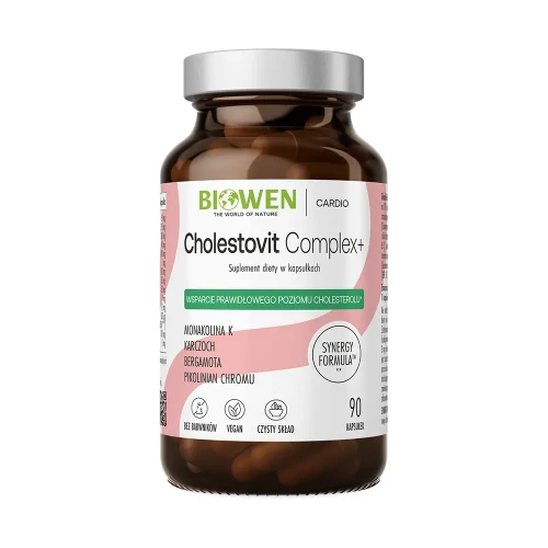 Przejdź do produktu Choleterol Cholestovit Complex+ Biowen 90 kapsułek