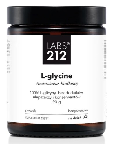 Przejdź do produktu LABS212 L-glycine - L-glicyna w proszku (90 g)