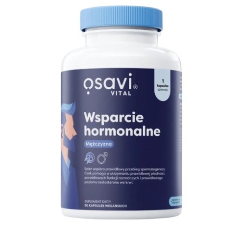 Przejdź do produktu OSAVI Wsparcie Hormonalne Mężczyzna (60 kaps.)