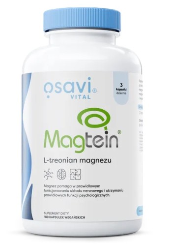 Przejdź do produktu OSAVI Magtein L-treonian magnezu (180 kaps.)