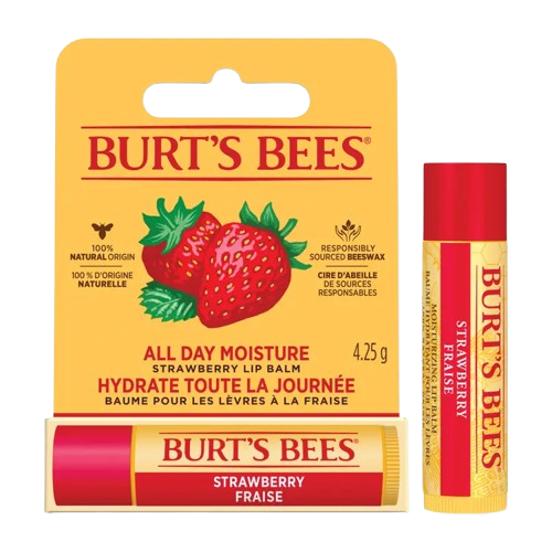 Przejdź do produktu BURT'S BEES Strawberry Lip Balm - Balsam do ust o smaku truskawkowym (4,25 g)