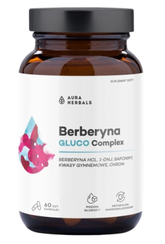 Przejdź do produktu AURA HERBALS Berberyna Gluco Complex (60 kaps.)
