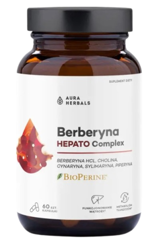 Przejdź do produktu AURA HERBALS Berberyna Hepato Complex (60 kaps.)