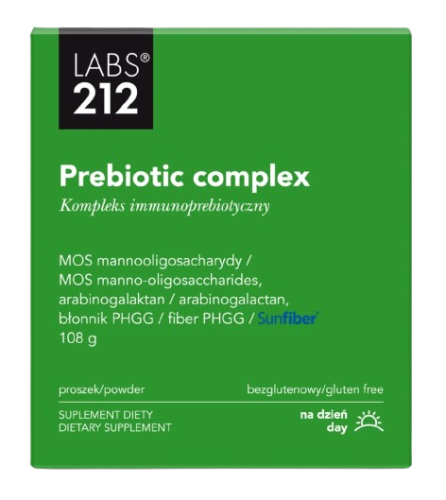 Przejdź do produktu LABS212 Prebiotic complex: MOS, arabinogalaktan, błonnik PHGG Sunfiber (108 g)