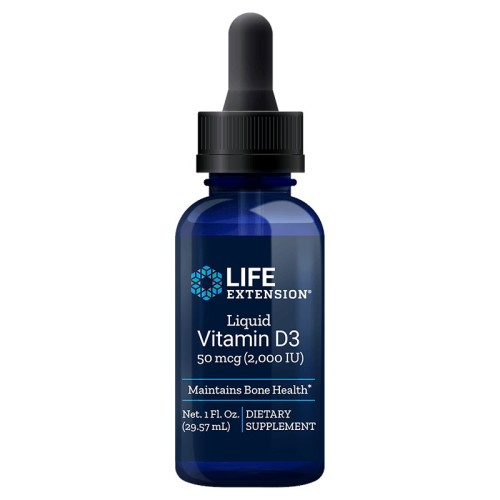 Przejdź do produktu LIFE EXTENSION Witamina D3 2000 IU (29,57 ml)