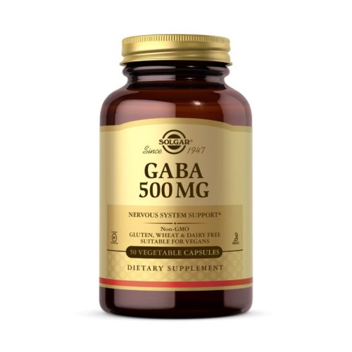 Przejdź do produktu SOLGAR GABA 500 mg (50 kaps.)
