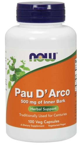 Przejdź do produktu NOW FOODS Pau D'Arco 500 mg (100 kaps.)